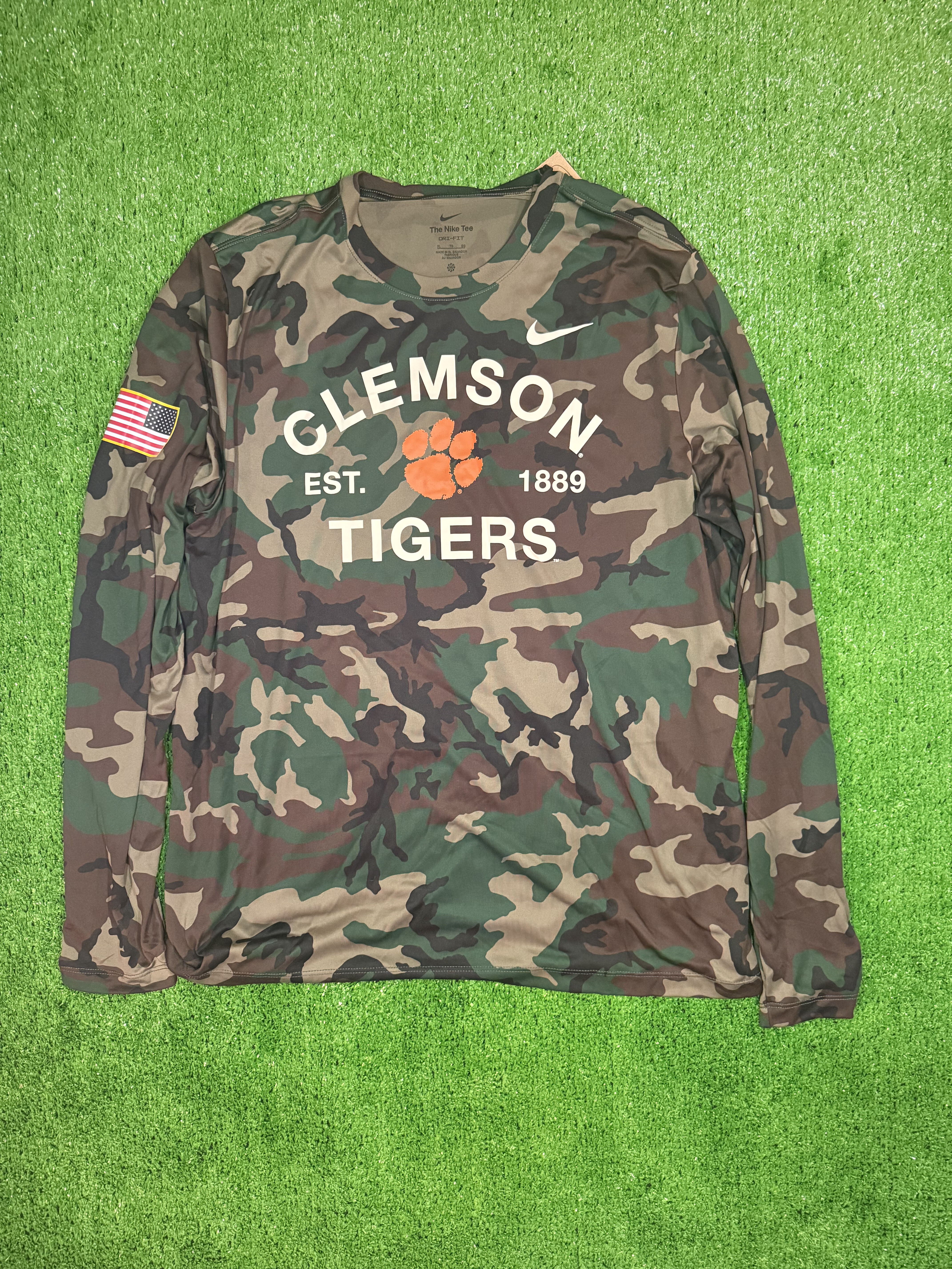 Clemson Camouflage Long-Sleeve Shirt