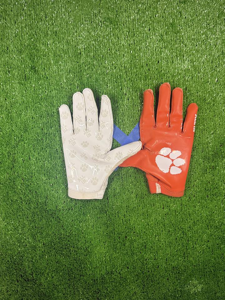 Clemson Mismatched Gloves