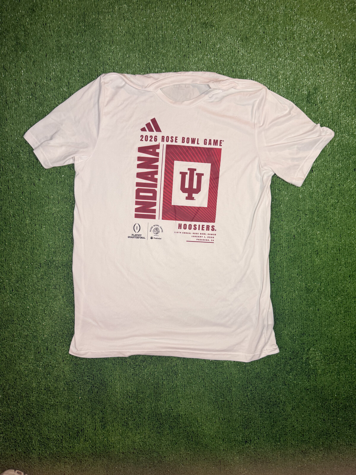 White Indiana Short-Sleeve T-Shirt