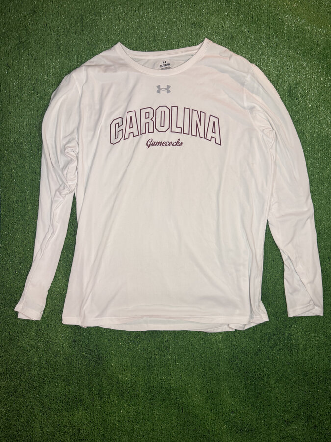White South Carolina Long-Sleeve Performance Shirt